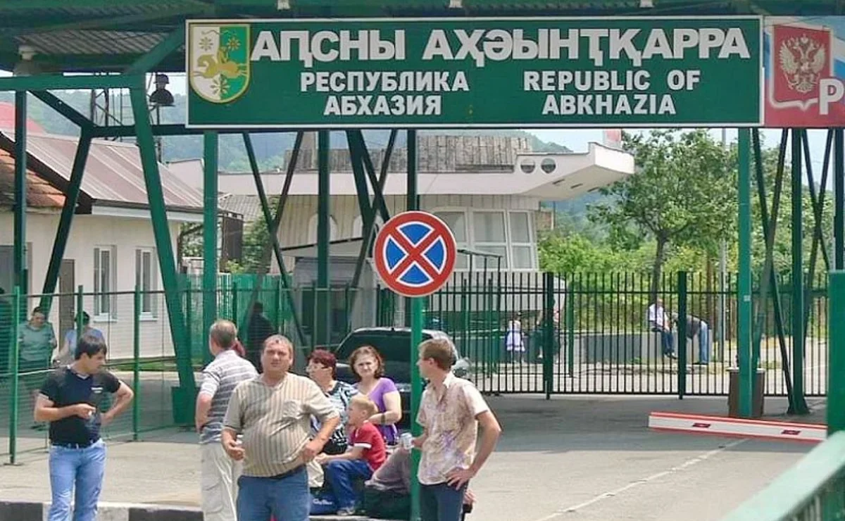 Граница россия абхазия где. Российско-Абхазская граница. Абхазия границы. Республика Абхазия границы. Русско Абхазская граница.