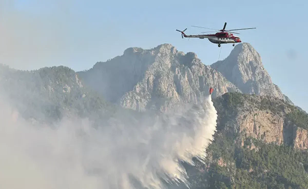 Лесные пожары в Турции: обстановка на утро 25 июля