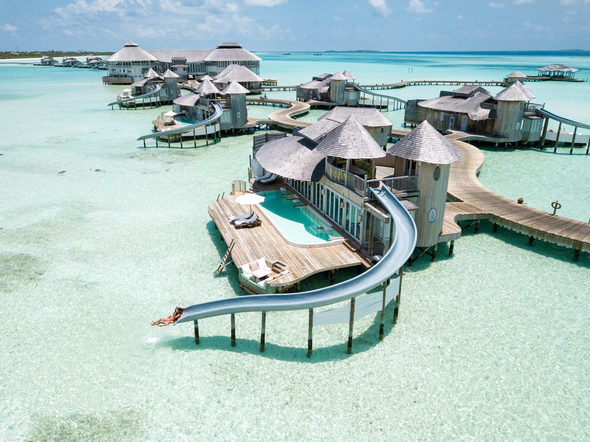 Мальдивы отель на воде